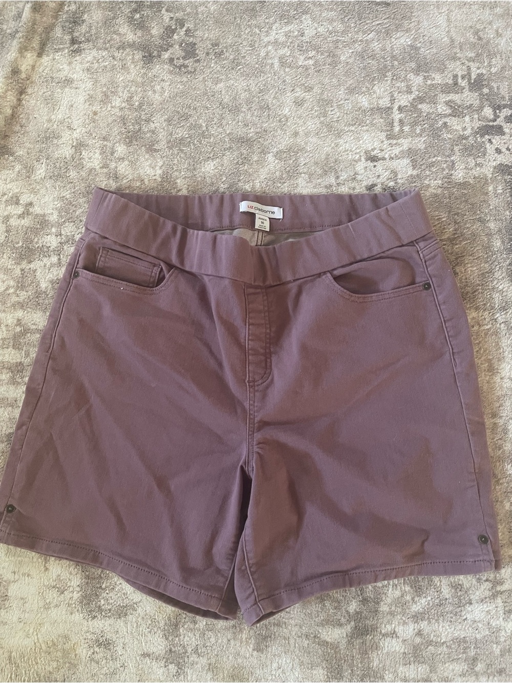 Liz Claiborne Mauve Purple Women's Comfort Shorts